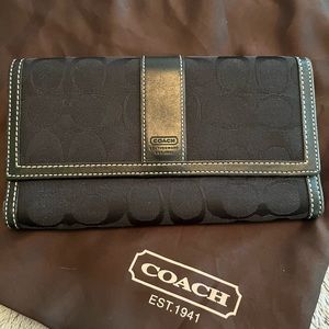 Black Coach wallet